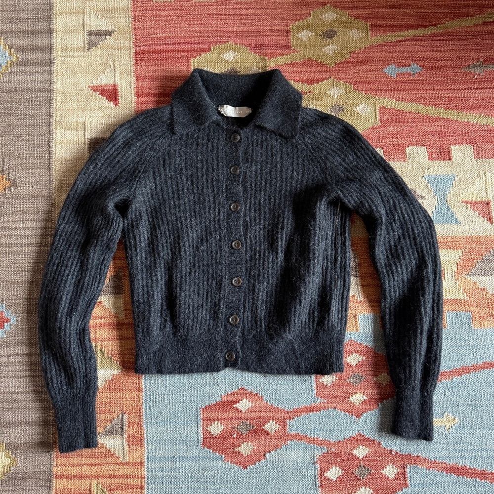Everlane Alpaca Collared Cardigan